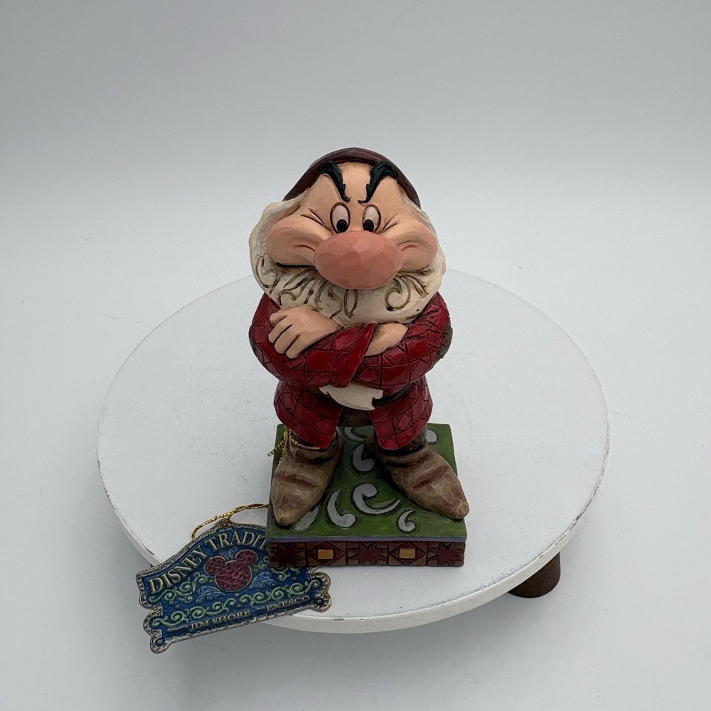 Jim Shore Disney Traditions Showcase Collection‎ GRUMPY Rare W Tag